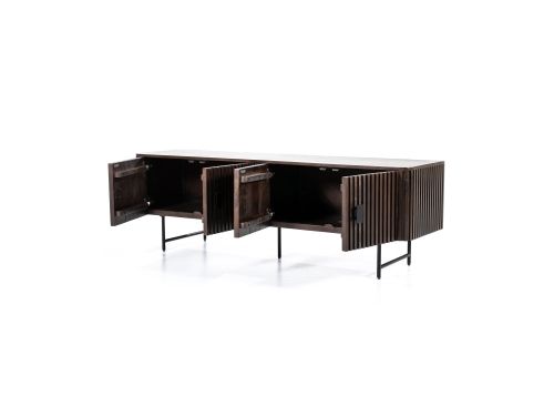 Remi TV-dressoir 4-drs recht schuin open