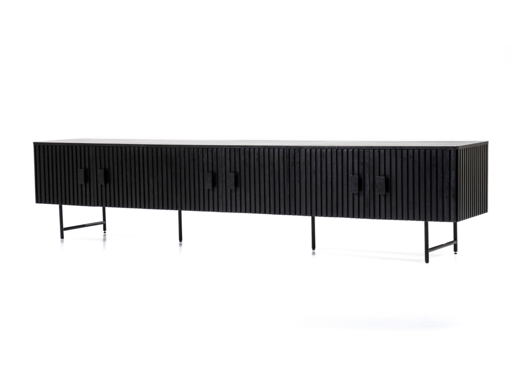 Remi TV-dressoir 6-drs recht schuin dicht