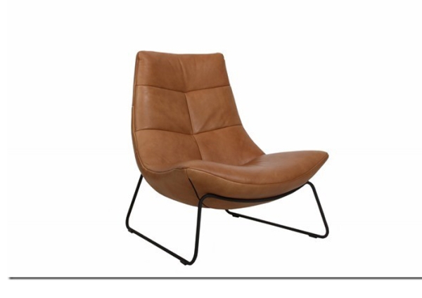 Fauteuil Rebound in stof of leder