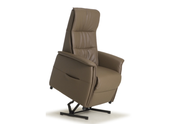 Relaxfauteuil Fiesta in 4 maten en stof en leder