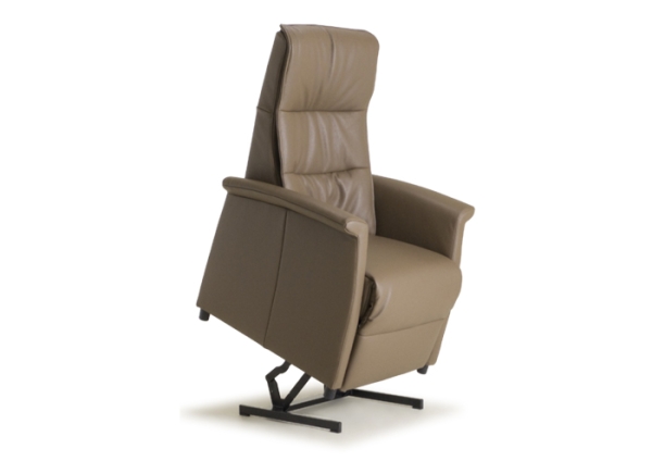 Brussel relaxfauteuil incl. sta-op functie in stof of leder