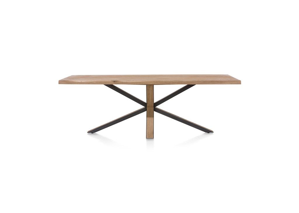 Ovada eettafel rechthoekig recht