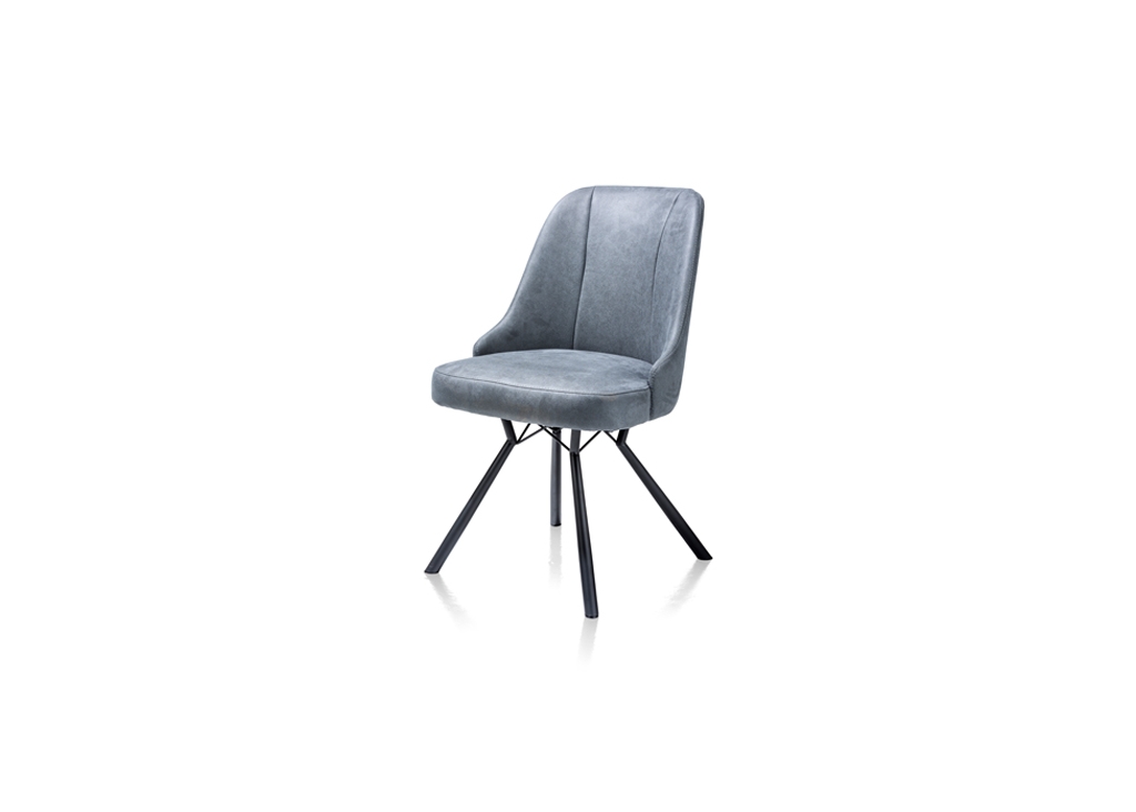 Stoel Eefje stof Kibo steelblue