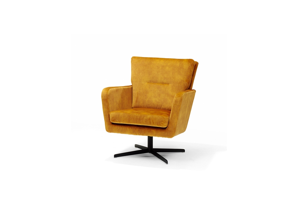 Luxor draaifauteuil in stof of leer