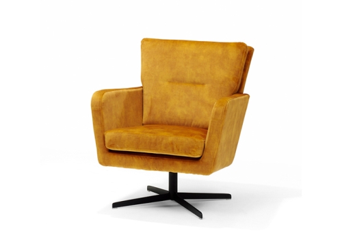 Luxor draaifauteuil in stof of leer