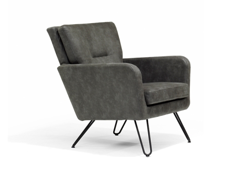 Luxor fauteuil in stof of leer