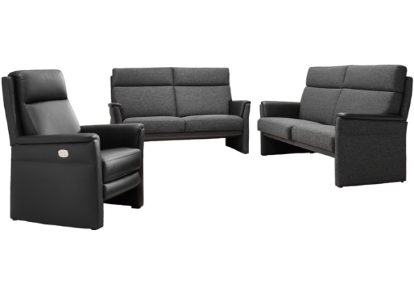 2,5+1+1 zits Talo in stof/leer combinatie
