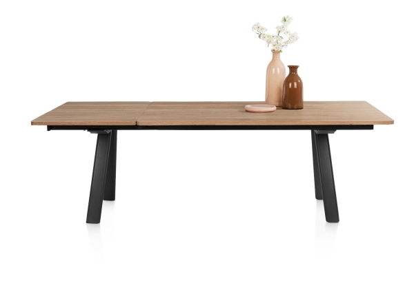 uitschuiftafel-zade-happyhome-eiken-fineer-metaal uitschuiftafel-zade-happyhome-eiken-fineer-metaal