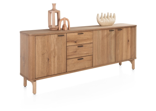 Zade dressoir groot 220cm in smoked eiken persp